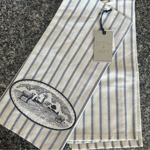Stitch & Weft Striped Kitchen Towels
